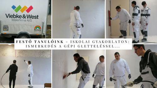 Festő, mázoló, tapétázó tanulóink szakmai gyakorlaton